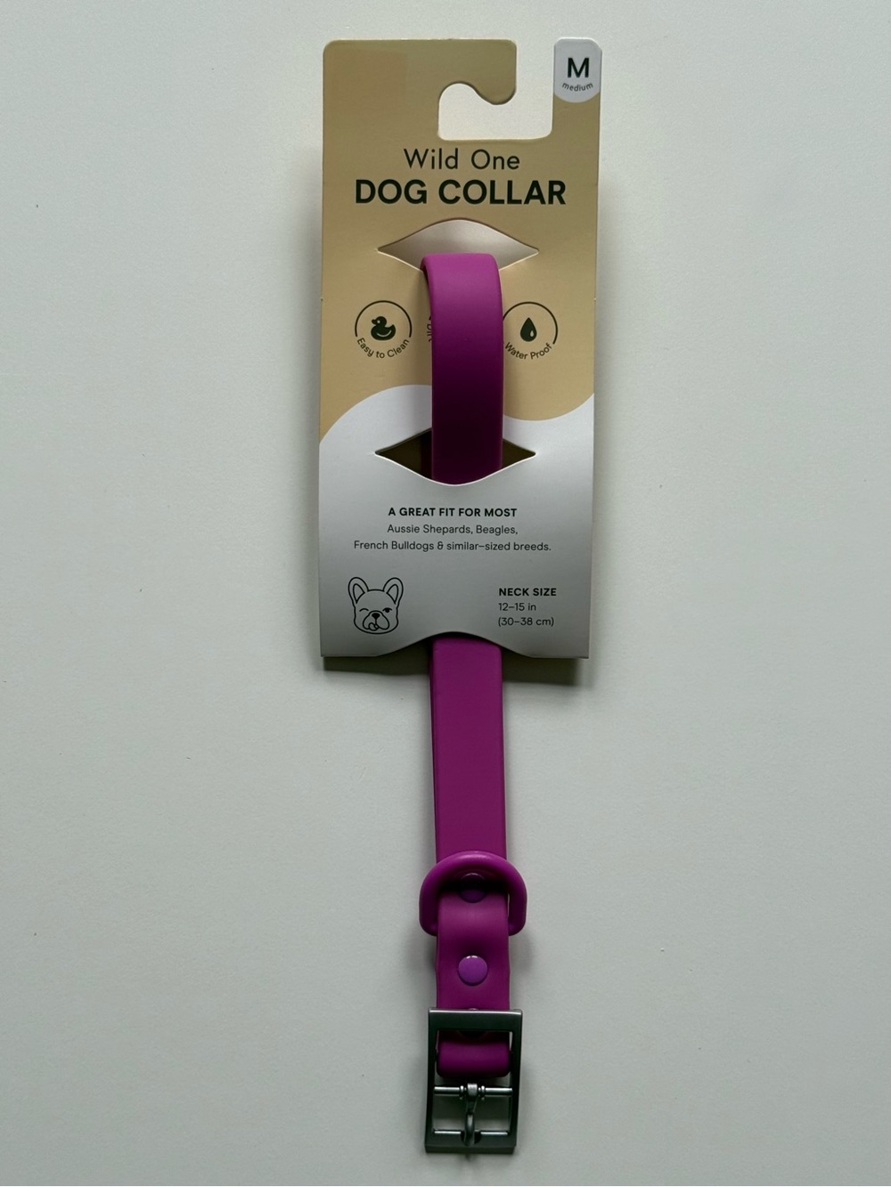 Wild One Dog Collar - M (12-15") - Orchid